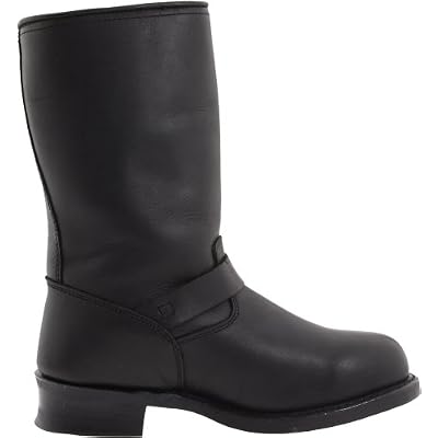 Dingo Boots Mens Rob Round Toe Motorcycle Casual Boots Mid Calf