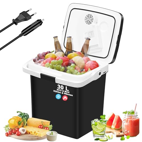 WOLTU Kühlbox Auto 30 L, Elektrische Kühlbox 12 V 230 V, Kühlen (-18°C)...