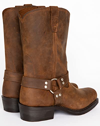 Image of CHUUMEE Men's Classic Western Cowboy Square Toe Embroidered Cowboy Boots
