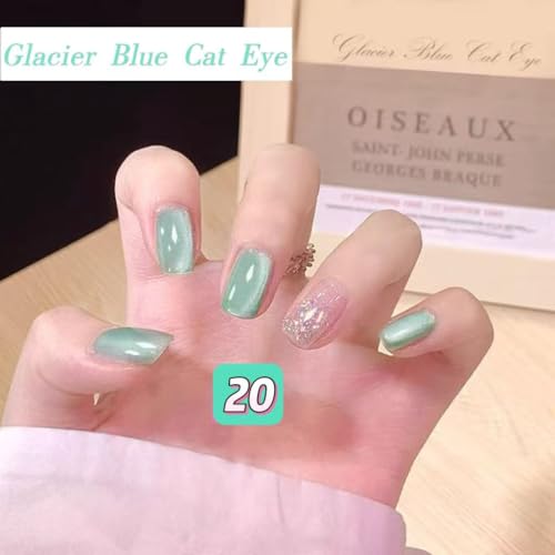 Set de 6 esmaltes en gel magnéticos ojos de gato miniatura 3