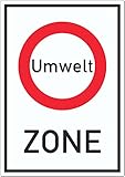Umweltzone Aufkleber A2 (420x594mm)
