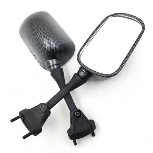 Motorrad Carbon Fiber OEN Aftermarket Seite Racing Spiegel Kompatibel mit Kawasaki Ninja 2005-2008 ZX-6R 636 ZX6RR /2004-2008 Kompatibel mit Kawasaki ZX-10R