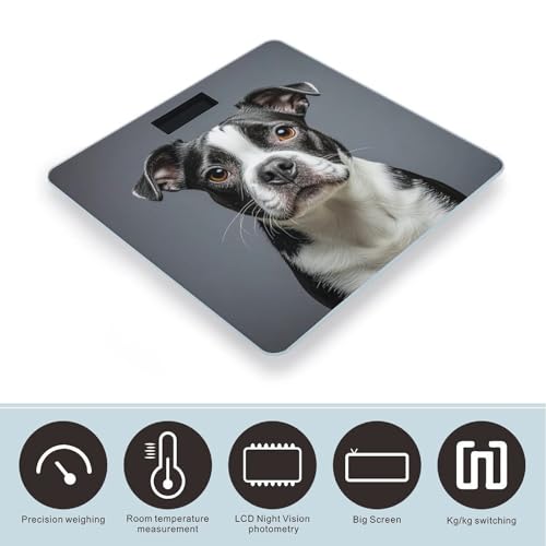 Báscula Digital de Baño FekiLoot con Plataforma Amplia miniatura 3
