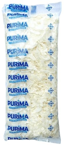 Coconut Chips 1kg - RAW Coconuts Flakes Natural Dried Unsweetened Flaked Edible Flesh Untoasted Pieces Slices for Baking Cooking Desserts Cakes Snack Non GMO & Vegan (Packaging May Vary) PURIMA