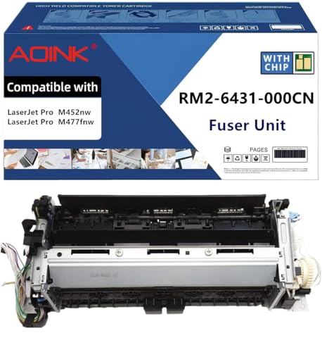 AQINK Simplex Models RM2-6431-000CN Fuser Unit Replacement for HP RM2-6431-000CN Fuser Unit Compatible with HP Color Laserjet Pro M452nw Color Laserjet Pro MFP M477fnw Printers (1-Pack, 110V)