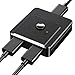 Produktbild HDMI Splitter HDMI Switch, 4K Bidirektionaler 2 in 1 Out oder 1 In 2 Out Manueller HDMI Verteiler Umschalter Unterstützt HD 3D 1080P, HDCP HDMI Switcher für HDTV/Xbox/PS3/PS4/Blu-Ray/DVD/DVR