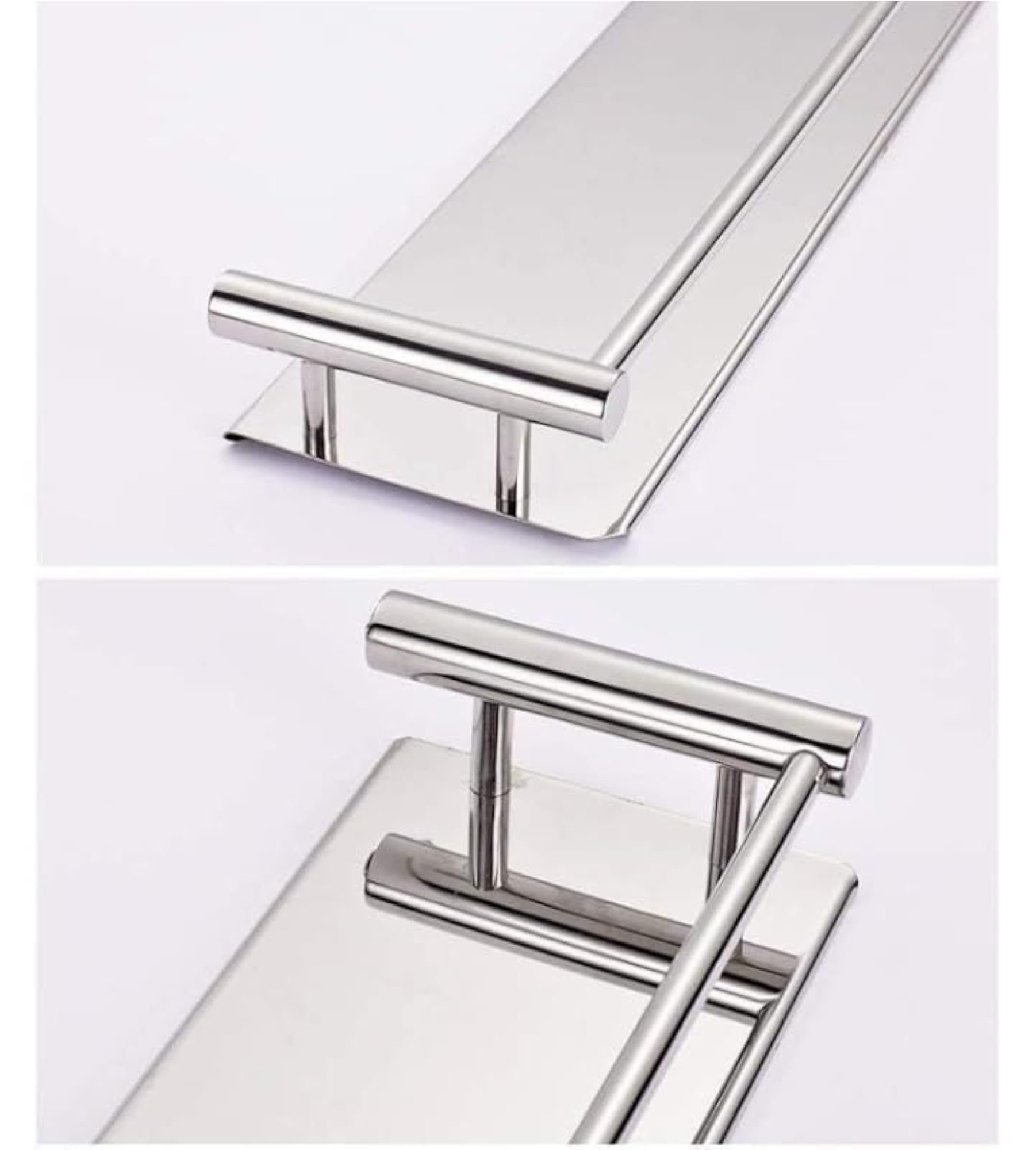 Stainless Steel Bathroom Rack, 3-Tier Wall Mounted