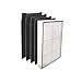 HEPA + 4 Carbon-Pre Filters Set Compatible Whirlpool Whispure Air Purifier AP150 AP250 Sears Kenmore 83353, 83374 83234 SMALL by LifeSupplyUSA