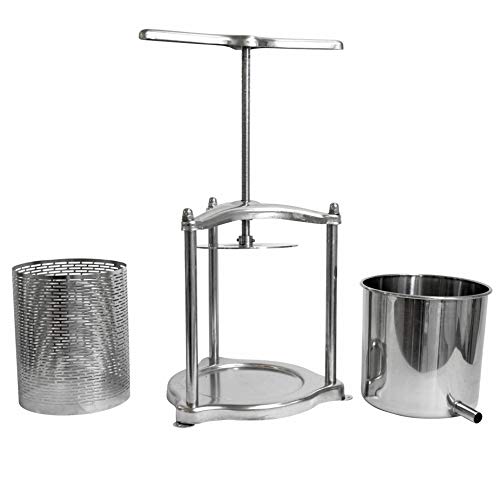 Beerenpresse Motorgeräte Fischer aus Edelstahl – Mini Obstpresse