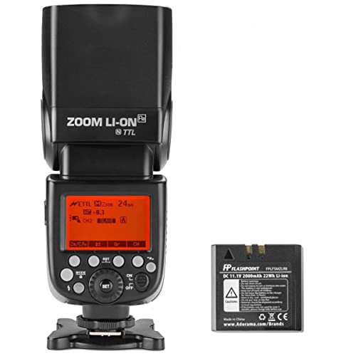 Flashpoint Zoom Li-Ion R2 Ttl On-Camera Flash Speedlight For Nikon (V860Ii-N) #TOP4