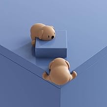Jashgop 4pcs Corner Protector,Table Edge Protectors and Safety Covers for Kids, Corner Protector Guards, Corner Guards for Table Edges & Sharp Corners, Suitable for Most Furnitur.(Puppy Shape)