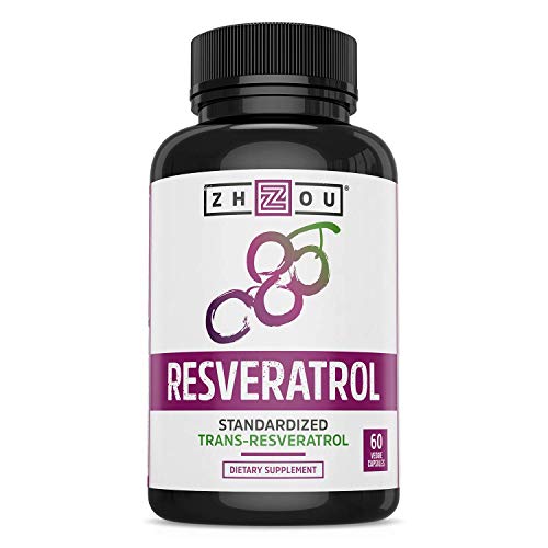 Resveratrol Supplement for Healthy Aging, Immune System & Heart Health Support - Standardized
