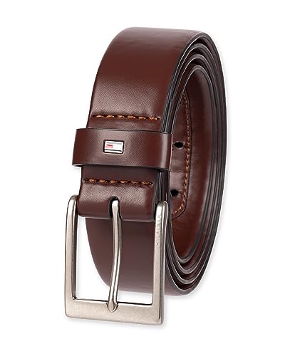 Tommy Hilfiger mens Everyday Casual Jean Belt With Classic Harness Buckle