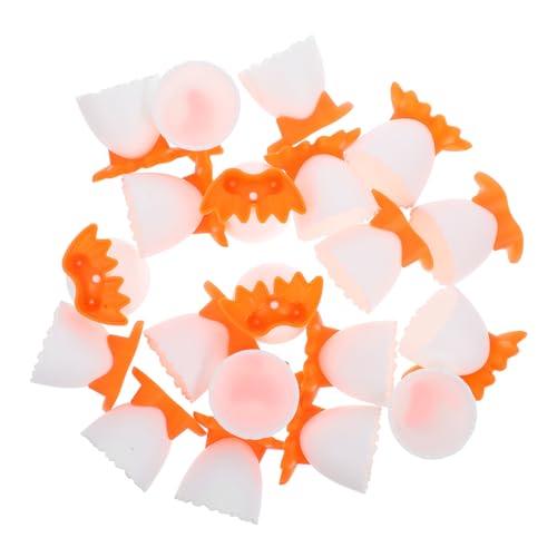 STOBAZA 20 piezas Soporte para Huevos de Plástico Forma de de Huevera Creativa y Resistente para Desayuno para Cocinas y Cafeterías Exhibidor Individual para Huevos Cocidos