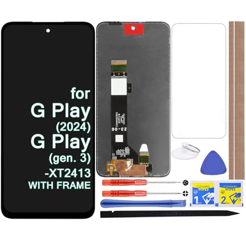 Pantalla LCD de repuesto para Motorola Moto G Play 2024 XT2413 XT2413 1 XT2413 2 XT2413 3 G Play Gen 3 XT2413V 6.5 pulgadas