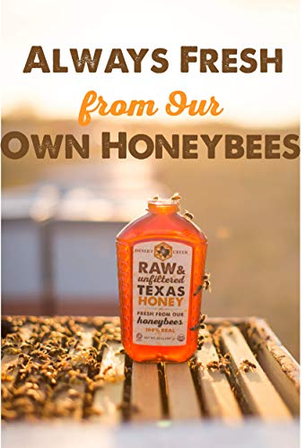 Raw, Unfiltered, Unpasteurized Texas Honey By Desert Creek Honey 5 Gallon (60 Lbs) Bulk Bucket Non-Gmo, Kosher #TOP1