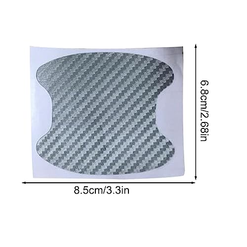 Películas fibra carbono 3D | filme maçaneta da porta do carro,Proteção pintura lateral da porta à pr