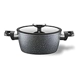 Die beiden Seitengriffe haben eine griffige, weiche Oberfläche. Aufgrund des Materials bleiben sie bei Verwendung auf dem Herd ausreichend kühl und es wird eine höhere Sicherheit gewährleistet.