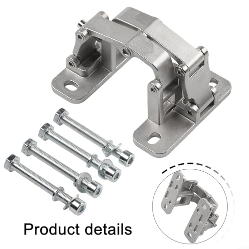 Charnière de porte 180° en acier inoxydable épais pour porte lourde 100 kg - 5