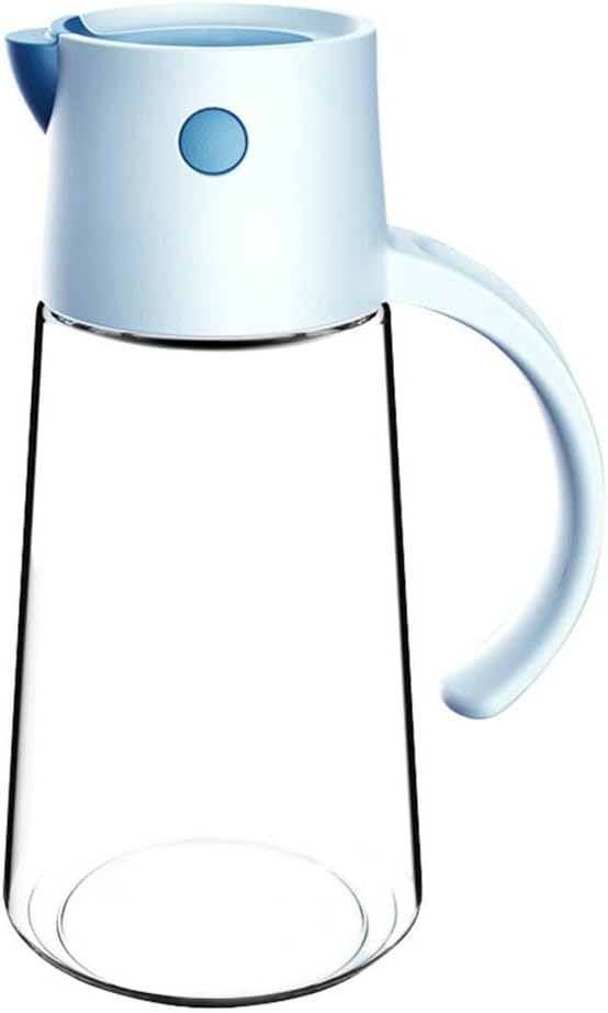 Kitchen Auto Flip Oil Sprayer Vinegar Bottles with Automatic Cap Non-Slip Handle for Seasoning Bottle Dispense