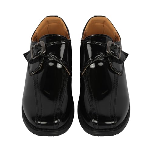 Chaussures d'école confortables et antidérapantes à boucle pour garçons - 3