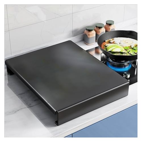 Support Multifonctionnel pour Cuisinière À Gaz Résistant À La Chaleur Plaque Recouvrement pour Étagère Rangement Avec Types Cuisinières WXQTM(35x48x7cm)