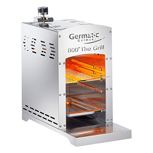 Preisvergleich Produktbild Germatic Bull Burner Edelstahl BBQ Gasgrill
