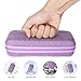 suzamed Insulin Cooler Travel Case,EVA Insulation Travel Medicine Kit with 2 Ice Packs for Diabetes Care,Insulin Pen and Other Diabetic Supplies (Purple)