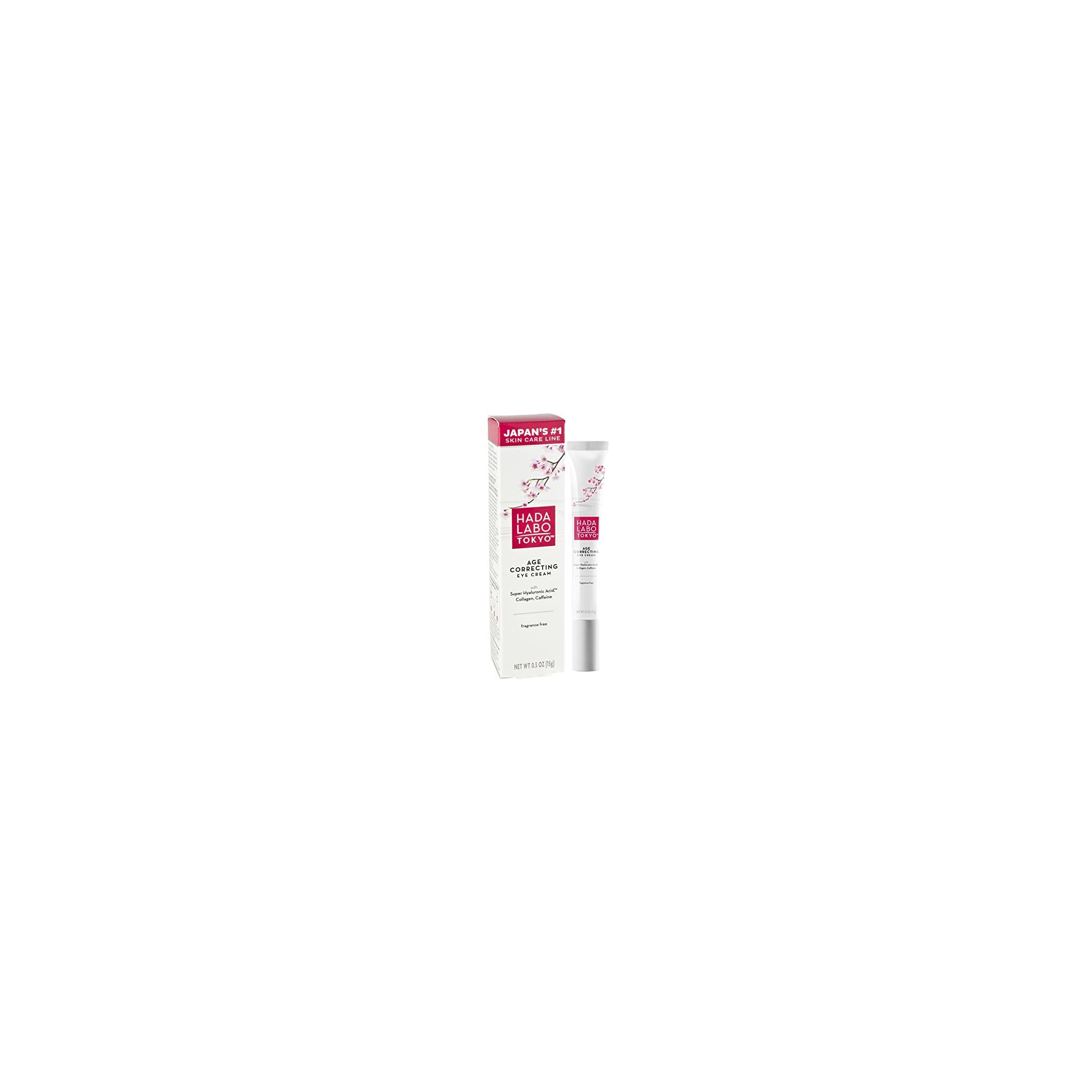 Hada Labo Tokyo Age Correcting Eye Cream, Ivory, Fragrance free, 0.5