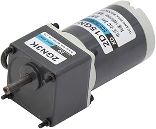 Davitu DC Motor - 12V24V DC gear reducer motor micro slow forward and reverse small motor 15W speed motor - (Speed(RPM): 500rpm, Voltage(V): 12V)