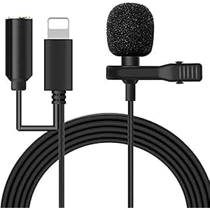 Yangers 8-pins stekker mini microfoon, revers stropdas clip op omnidirectionele condensator microfoon met 3,5 mm jack…