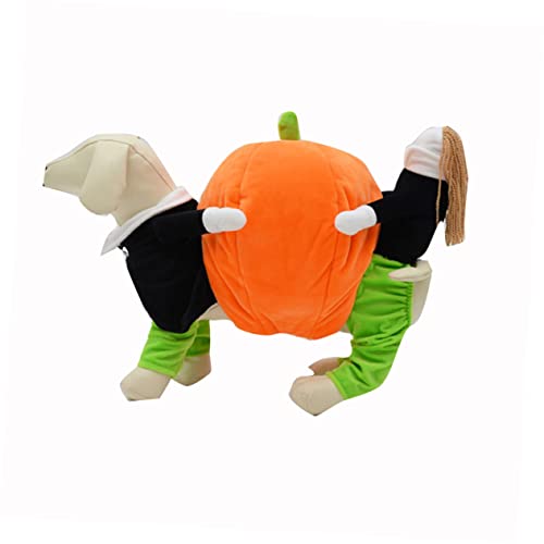 Disfraz de Calabaza Divertido para Perro Halloween Talla S