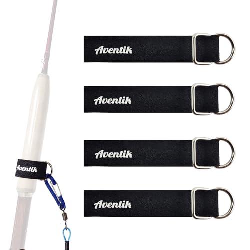 Aventik Fishing Rod Tie Belts Pole Straps Fit for Fishing Rod Leash Fishing Pole Tether Leash Fishing Pole Tether Fishing Rod Straps