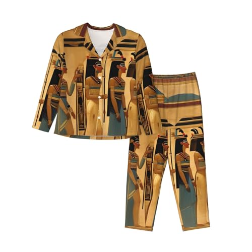Pyjama ensemble femme Égypte antique douceur et sérénité pour vos nuits de rêve