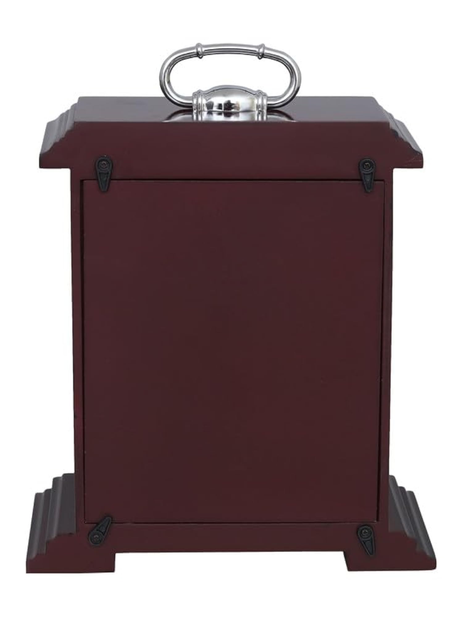Decorative Rosewood Colour Wooden Analog Table Clock