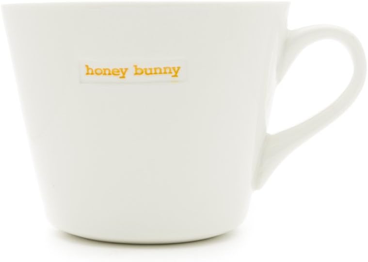 Word Range - Standard Ceramic White Mug - Honey Bunny - 350ml - Gift Boxed