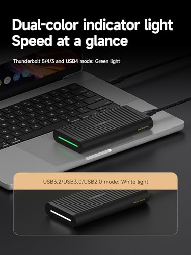 Cajas externa M.2 NVMe SSD Hagibis 80Gbps aluminio y cobre miniatura 5