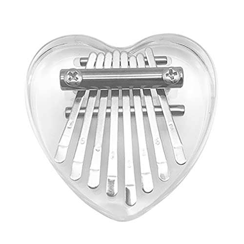 Mini Kalimba 8 Key Kalimba Finger Le Pouce Piano Acrylique Cristal Kalimba Instrument de Coeur - Les Beatles, Paul McCartney, John Lennon, RIngo Starr, George Harrison Mini Kalimba 8 Key Kalimba Finger Le Pouce Piano Acrylique Cristal Kalimba Instrument de Coeur – Image 4
