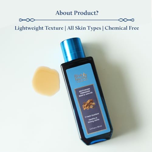 Blue Nectar Pain Relief Massage Oil with Natural Clove, Cinnamon & Mahanarayan Oils | Ayurvedic Oil Products for Ortho Relief from Joint Pain, Back Pain and Knee & Muscle Pain (17 Herbs, 100 ml) - Image 6