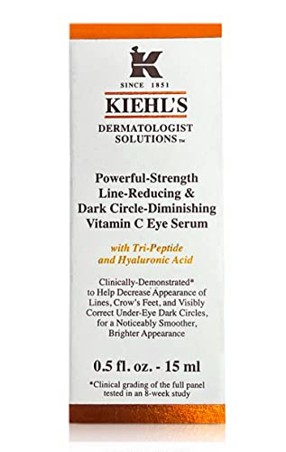 Kiehl's Powerful-Strength Dark Circle Reducing Vitamin C Eye Serum, 0.5 Ounce #TOP1
