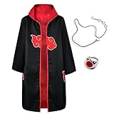Itopfox Cloak Cosplay Costume for Halloween, Long Robe Cosplay Costume, Clothes+Ring+Necklace, Medium