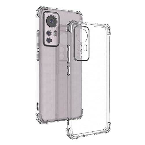 Zigmoon hair AOYIY Funda para Xiaomi 12/Xiaomi 12X, Estuche a Prueba de Golpes de TPU Suave Transparente para Xiaomi 12Xiaomi 12X Cover