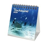Tauchzauber Kalender für 2024 Format 10cm x 10cm Unterwasser und tauchen - Seelenzauber