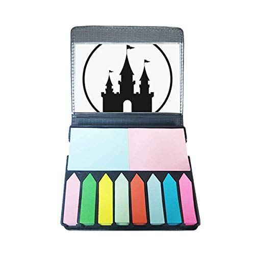 Marque-page autocollant château noir pour organiser vos romans et carnets de notes