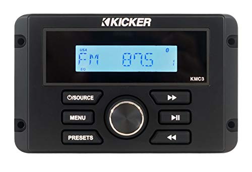 Receptor Multimedia Kicker KMC3 con Bluetooth y USB para Barco/ATV/UTV miniatura 2