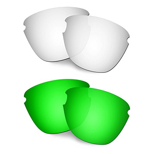 Lentille de rechange pour Oakley Frogskins Lite finition titane vert de haute précision