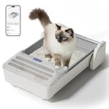 Robotail Open-Top Self Cleaning Cat Litter Box, 2026 Upgraded Extra Large Automatic Cat Litter Box for Multiple Cats, Weight Sensors Safety Protection/App Control/Odor Control/Easy Clean