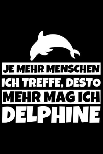 Fabians NotizbücherNotizbuch liniert: Delphin Geschenke lustiger Spruch Delphine Humor