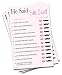 He Said She Said Bridal Shower Game (50-sheets)