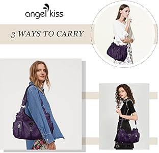 Yogodlns Vintage Zachte PU Leer Schoudertas Dames Grote Capaciteit Handtas Totes Crossbody Pack – koop de beste producten in de online winkel